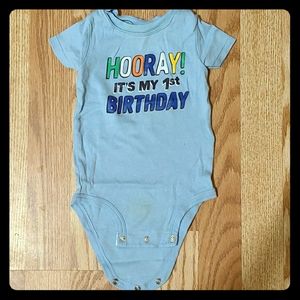12M Boys First Birthday Bodysuit